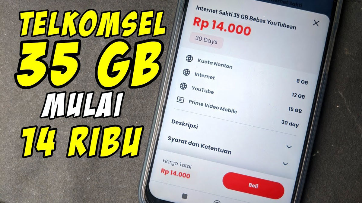 Paket Telkomsel Murah 1 Bulan 15 Ribu, Segera Beli! - Teknobox